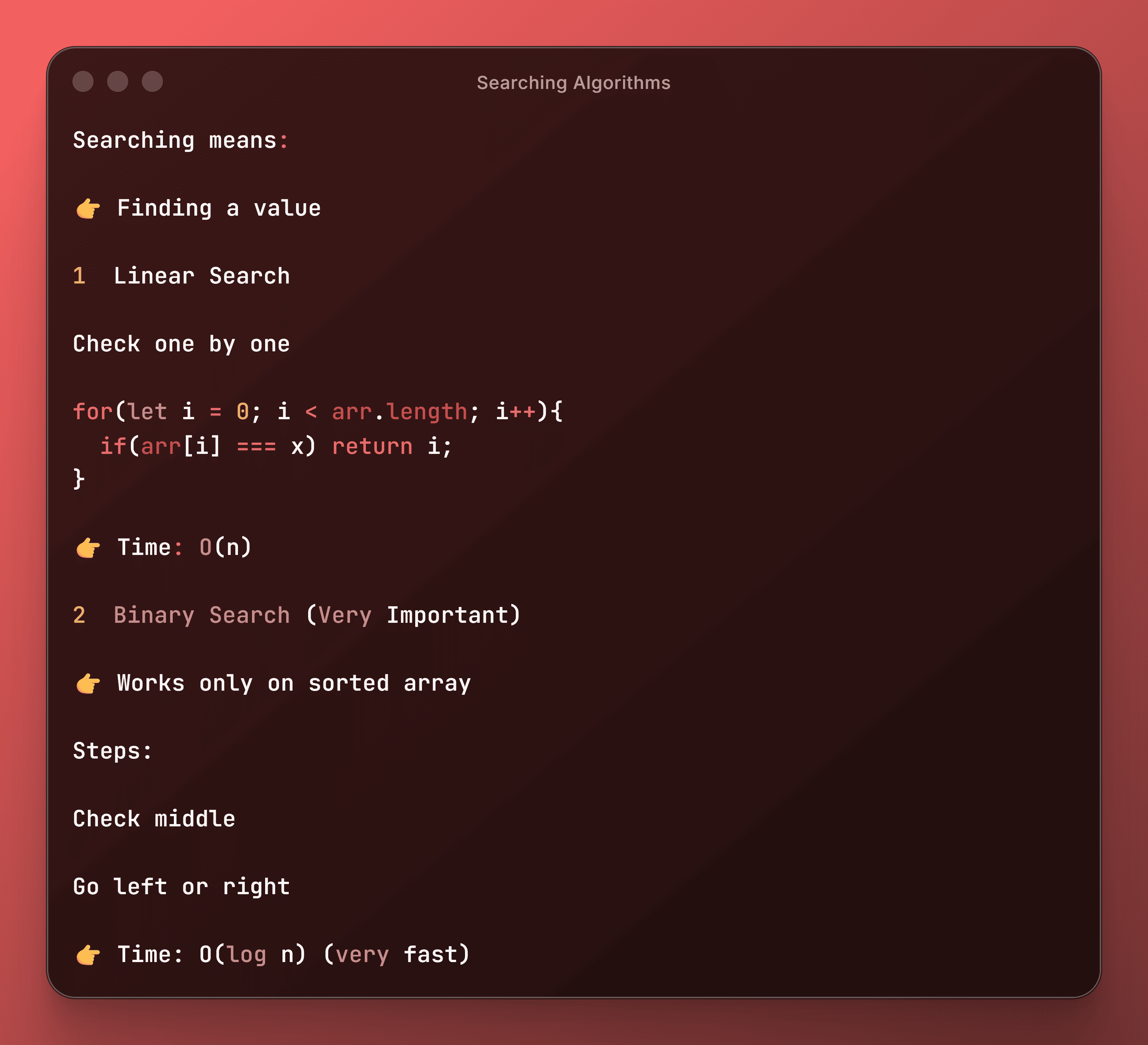 Searching Algorithms